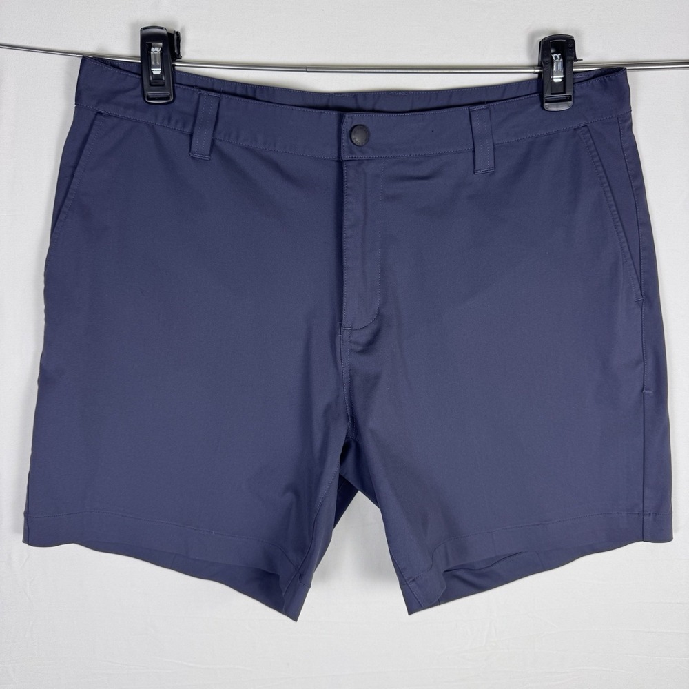 Rhone Mens Shorts Size 36 Blue Performance Golf Casual Stretch Flat Front Chino